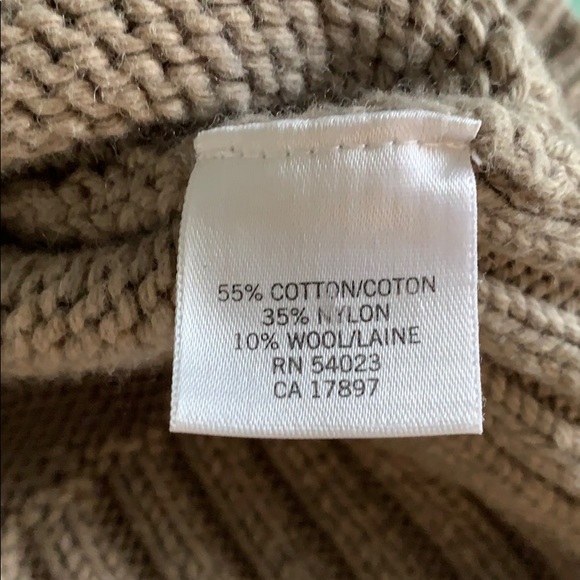 Banana Republic Tan Brown V-neck Sweater Top - Picture 10 of 10